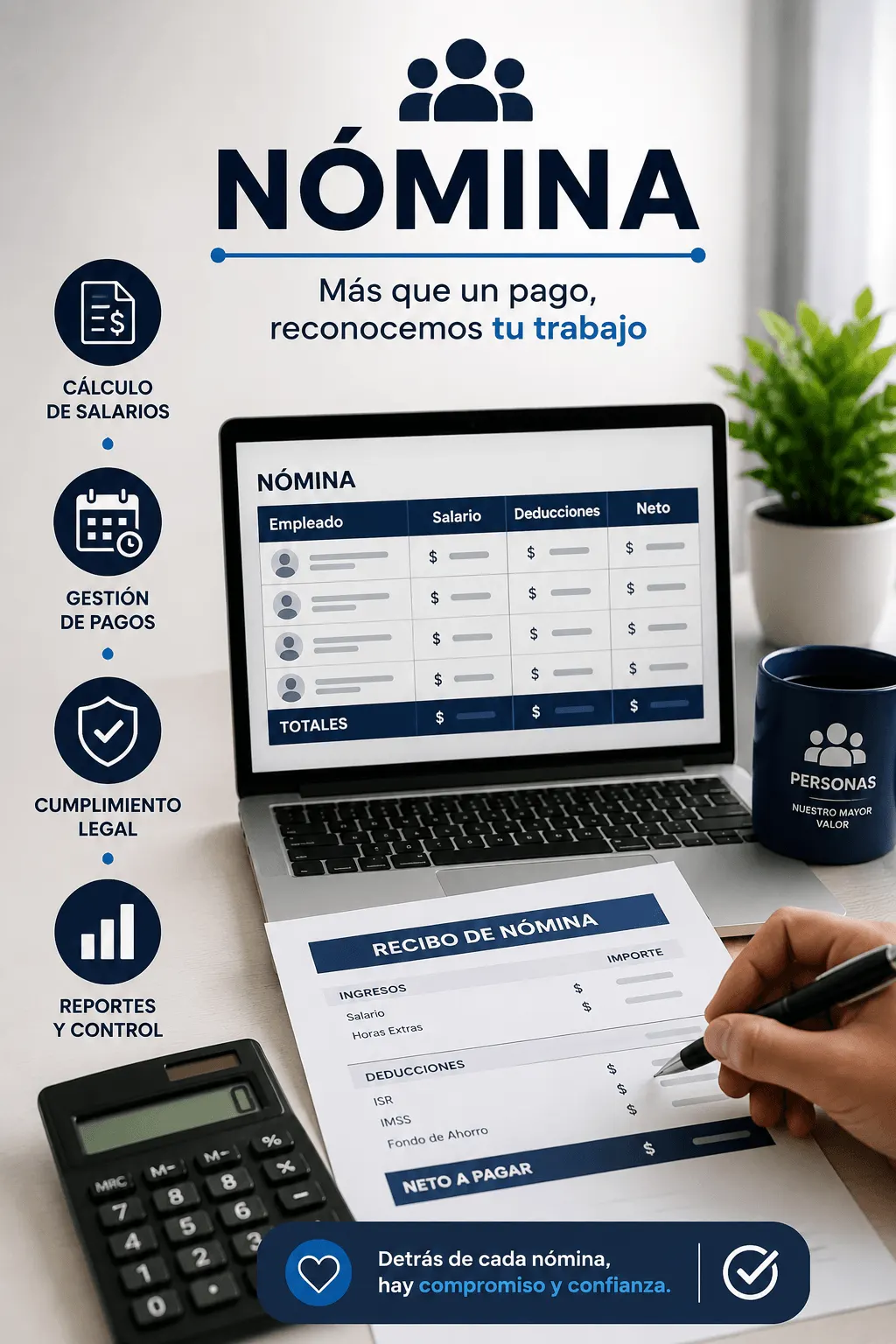 Equipo de un negocio